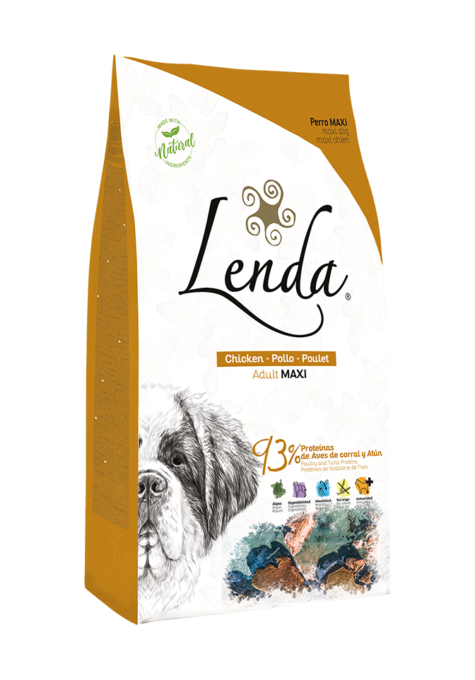 Chicken-based maxi dog food