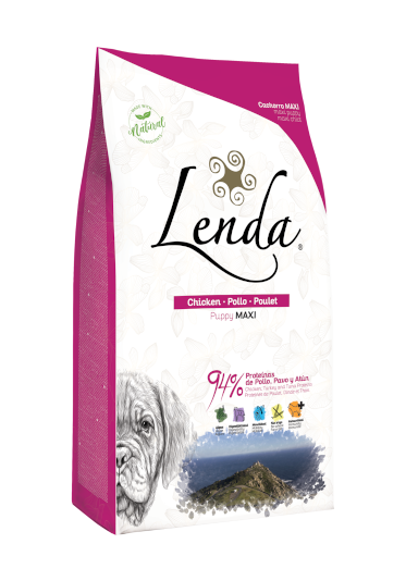 Chicken-based food for large dogs