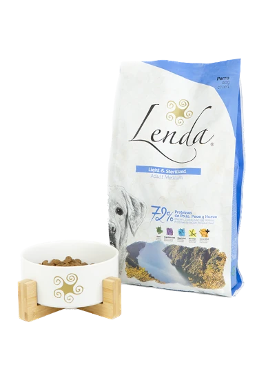 Bowl and pet food package Lenda Light Sterilized